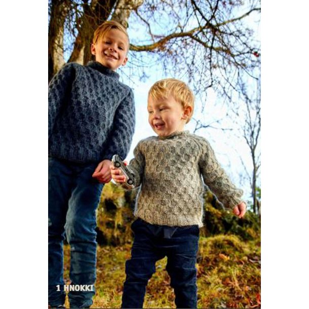 HNOKKI sweater, 2-8 år - Børn - garnkits.dk